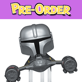 Funko Pop! Star Wars #670 – The Mandalorian in N-1 Starfighter (With R5-D4)